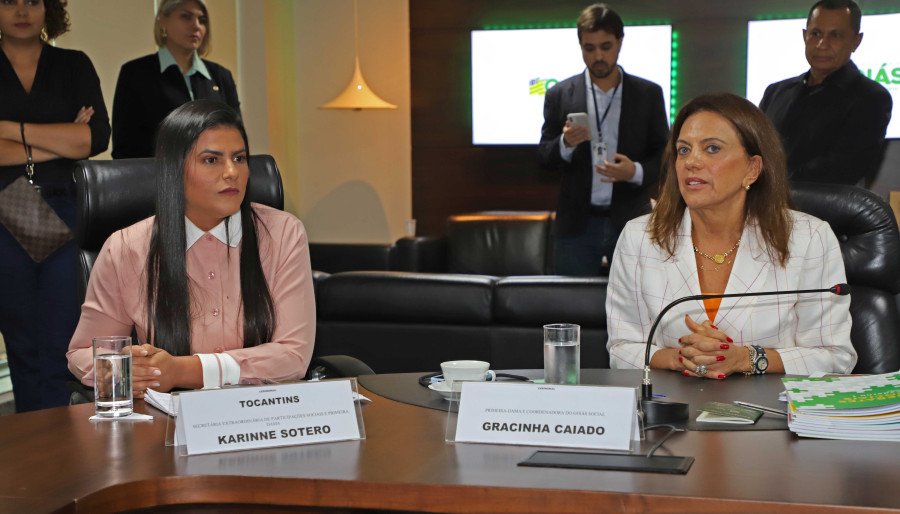 Primeira-dama do Tocantins  e primeira-dama de Goiás, discutem parcerias para fortalecer ações sociais em ambos os estados