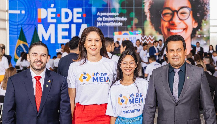 Governo do Tocantins participipou do anúncio do pagamento da primeira parcela do programa Pé-de-Meia, em Brasília/DF