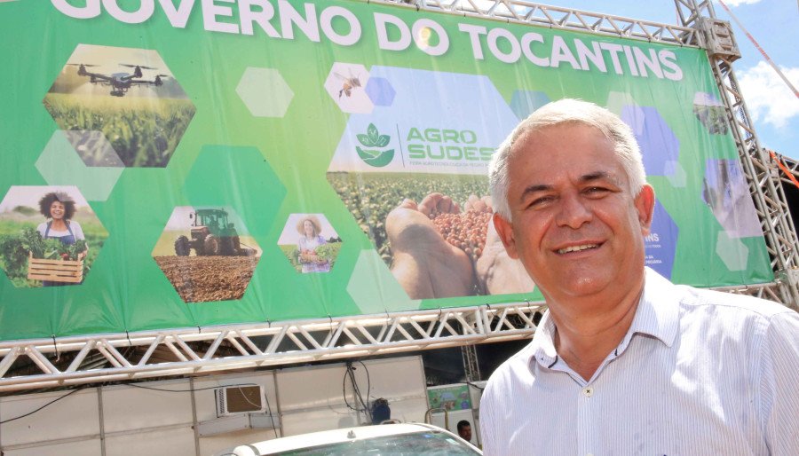 Secretário da Agricultura, Jaime Café, classificou a feira como um evento marcante (Foto: Márcio Vieira)