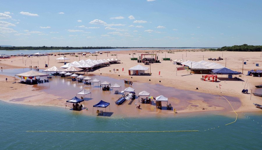 Praias do Tocantins movimentam a economia local, promovendo diversas atrações culturais, esportivas e gastronômicas (Foto: Luciano Ribeiro)