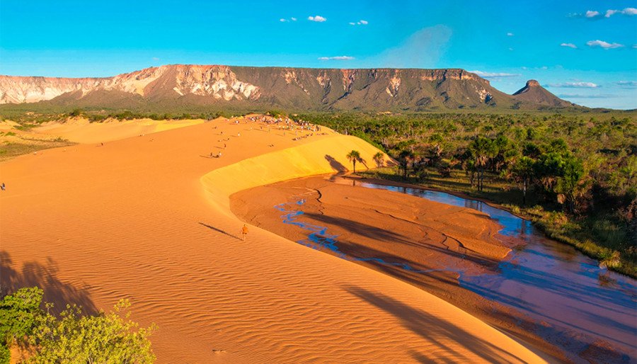 Jalapão continua sendo um dos atrativos turísticos mais visitados por turistas brasileiros e estrangeiros (Foto: Setur)