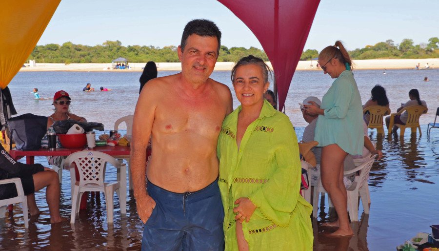 Turista Robson Carlos Braga elogia a organização e segurança da Praia do Sol, destacando sua experiência positiva