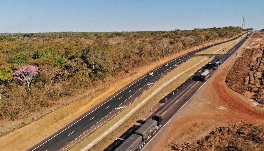 Trecho conta com 8 km de duplicação da BR-153 e um investimento de R$ 40,5 milhões (Foto: Adilvan Nogueira)