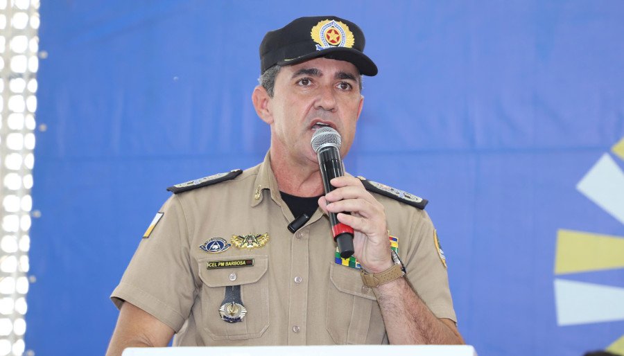 Coronel Márcio Barbosa reafirma o compromisso do Governo do Tocantins com a segurança pública e a ampliação da presença policial no Estado (Foto: Antonio Goncalves)