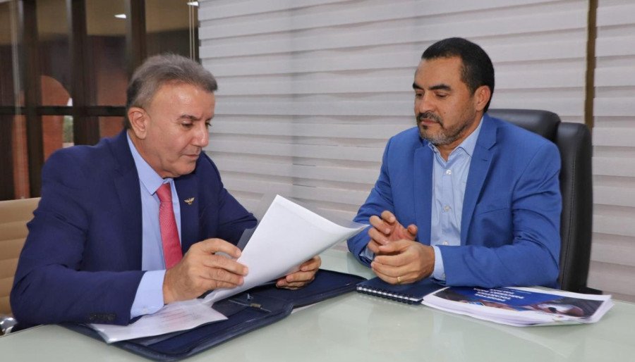 Chefe do Executivo Estadual antecipou para Eduardo alguns projetos do Estado para a Capital (Foto: Governo do Tocantins)