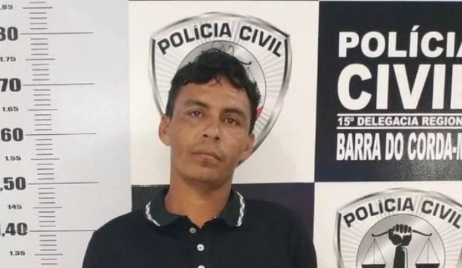 Jucival da Costa da Silva foi preso apÃ³s aplicar facada em Ã³rgÃ£o genital da mulher (Foto: DivulgaÃ§Ã£o)