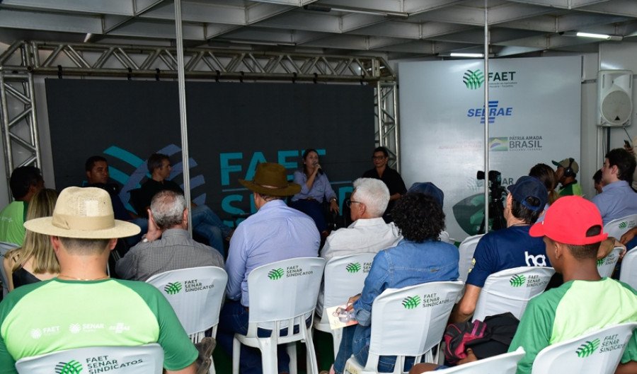 Na Agrotins, empresa Uniggel participou de painel com o Sebrae e reforçou a parceria que promove desenvolvimento (Foto: Divulgação)