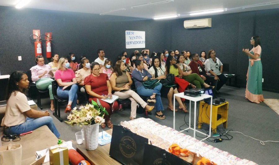 Participaram do evento cerca de 40 profissionais da região (Foto: Divulgação/SES-TO)
