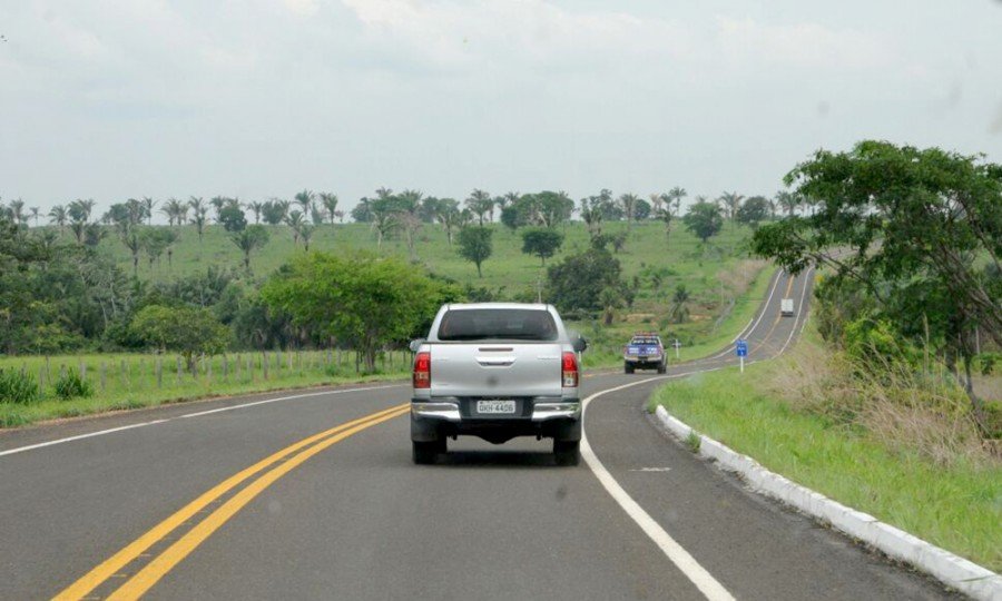 A regiÃ£o do Bico do Papagaio estÃ¡ recebendo obras de infraestrutura em rodovias estaduais