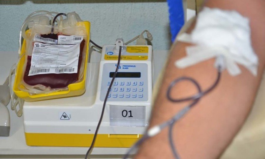 DoaÃ§Ã£o de sangue regular de sangue Ã© importante para manter o atendimento Ã  demanda do estado