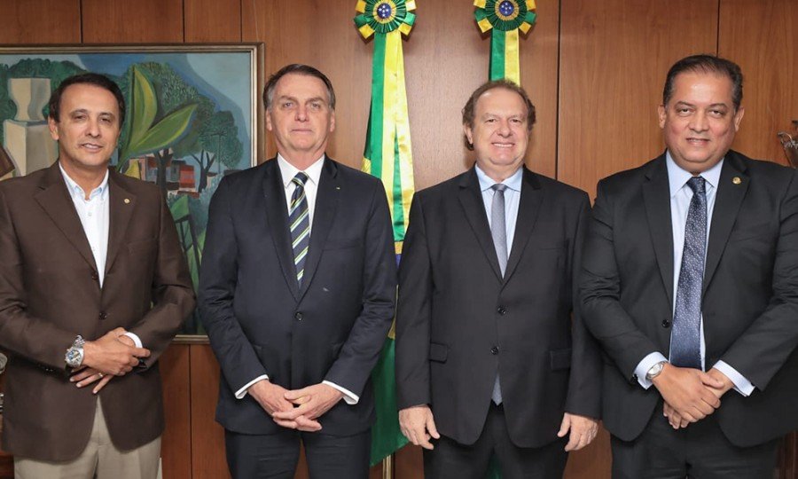 Presidente Jair Bolsonaro confirmou ao governador Carlesse vinda a Palmas para assinatura de contratos com a Caixa no prÃ³ximo dia, 28