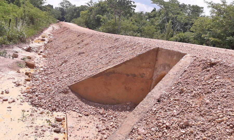 Governo concluiu obras de melhoria de estradas vicinais que ligam aldeias indÃ­genas localizada no municÃ­pio de Santa FÃ© do Araguaia