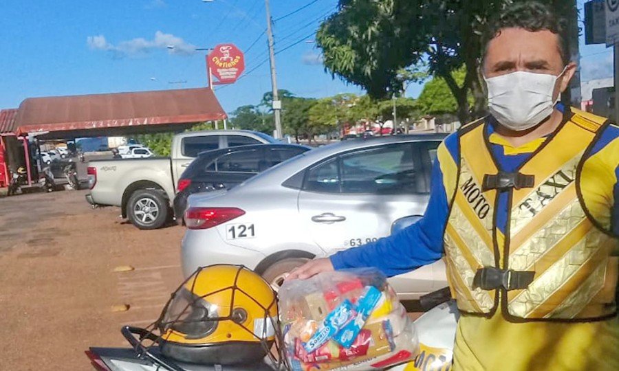200 famÃ­lias de mototaxistas jÃ¡ foram atendidas em Palmas (Foto: Setas/Governo do Tocantins)