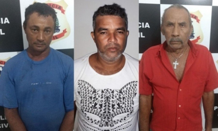 PolÃ­cia Civil prende trÃªs homens suspeitos por estupro de vulnerÃ¡vel em Miracema