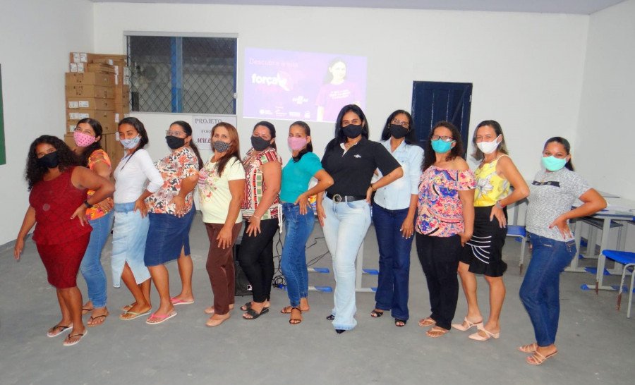 Sebrae em parceria com a Prefeitura de Itaguatins finalizou na última sexta-feira, 22, a primeira etapa do projeto Força Mulher (Foto: Sebrae)