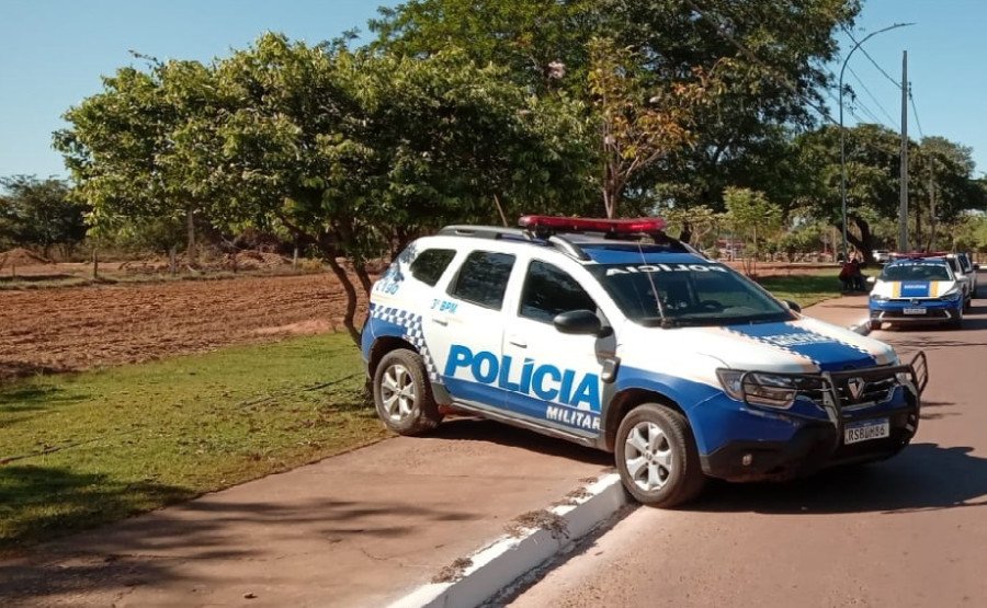 Polícia Militar conduziu adolescente infrator até a delegacia de Pedro Afonso (Foto: Divulgação)