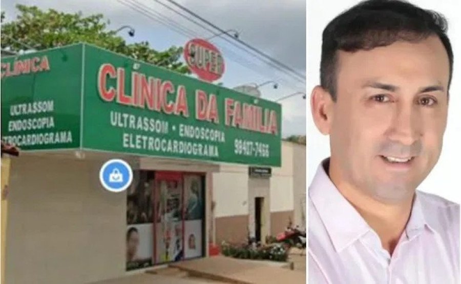 Denúncia cita que o crime aconteceu na Super Clínica da Família, em Rosário (Foto: Reprodução)