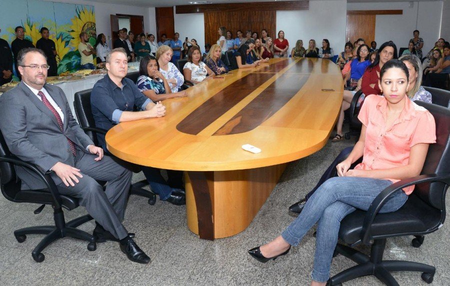 Evento aconteceu na sala da PresidÃªncia (Foto: Silvio Santos)