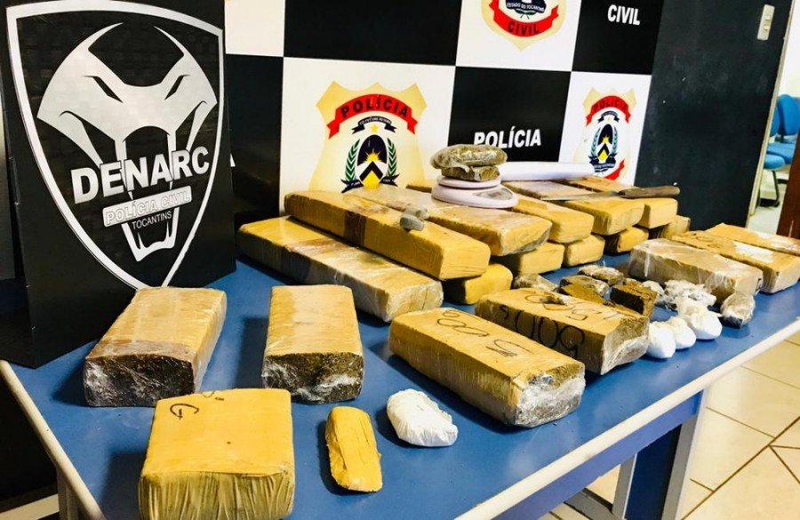 PolÃ­cia Civil fechou centro de distribuiÃ§Ã£o de drogas de facÃ§Ã£o criminosa em Palmas