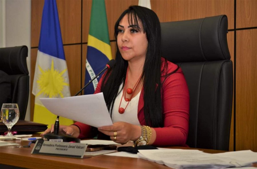 Presidente da Câmara de Palmas, vereadora professora Janad Valcari (Foto: Divulgação)