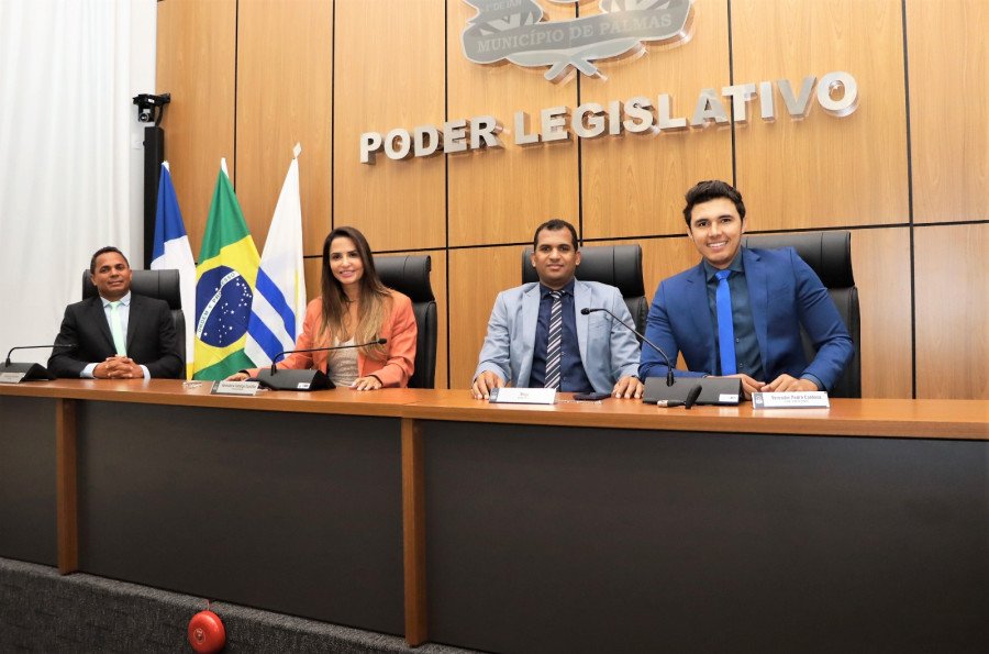 Comissão formada na CPI da BRK na Câmara de Palmas (Foto: Chico Sisto)