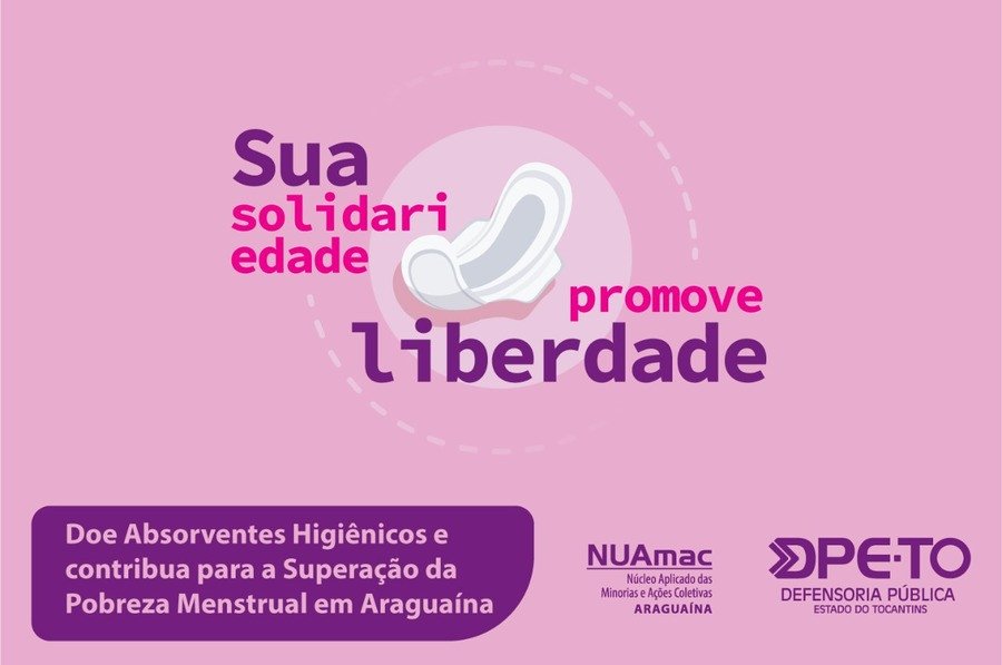 Ação faz parte do “Programa de Fornecimento de Absorventes Higiênicos e Superação da Pobreza Menstrual” (Foto: Divulgação)