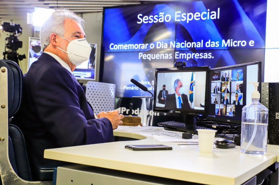 Presidente do Sebrae, Carlos Melles, apresentou dados durante coletiva virtual com a imprensa (Foto: Divulgação)