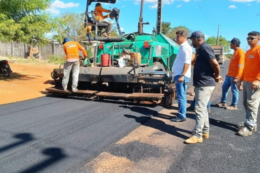 Prefeitura investe na infraestrutura de Porto Franco com recapeamento asfáltico (Foto: Divulgação)