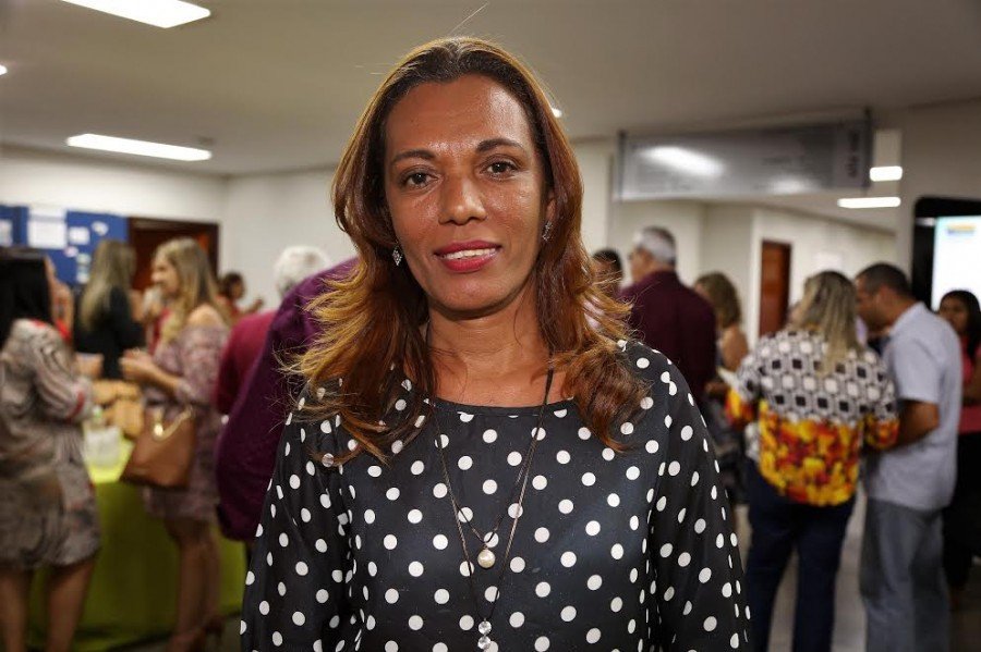 Magda Carvalho, educadora da DRE de TocantinÃ³polis (Foto:Juliana Carneiro)