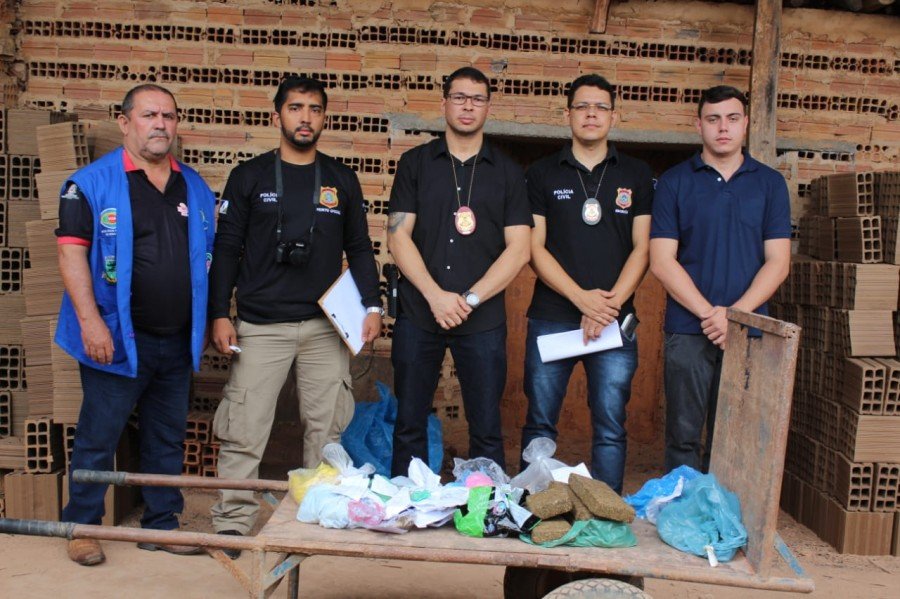 Equipes acompanham incineraÃ§Ã£o de drogas pela PolÃ­cia Civil em Araguatins