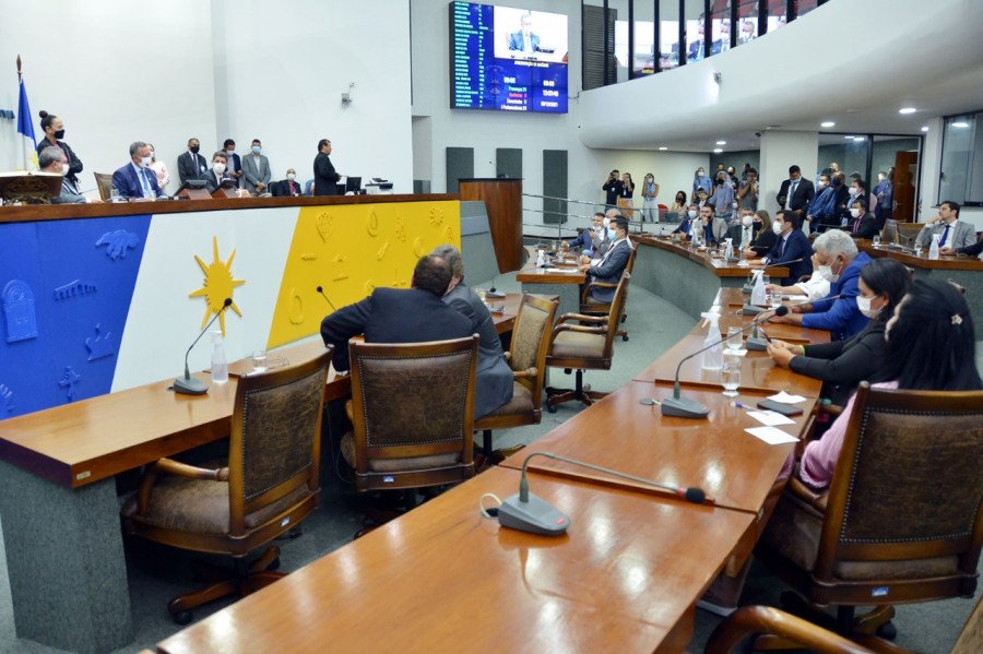 Pedido de impeachment contra Carlesse foi aceito pelo presidente da Assembleia Legislativa do Tocantins (Foto: Isis Oliveira)
