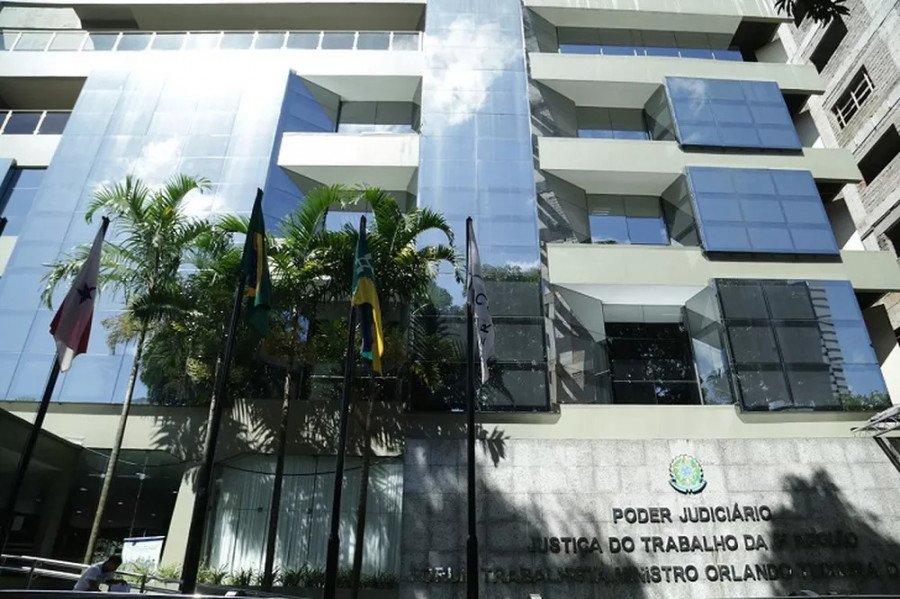 Sede do Tribunal Regional do Trabalho da 8ª região, em Belém-PA (Foto: Reprodução/TRT8)