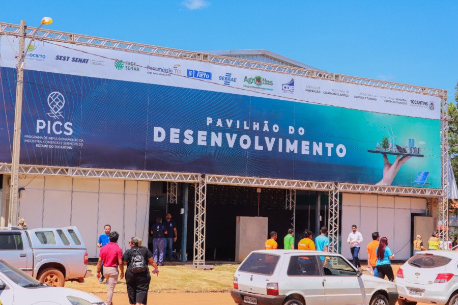 Programação do Pavilhão na Feira Agrotecnológica do Tocantins segue até o dia 14 de maio, sábado (Foto: Matheus Alcântara)