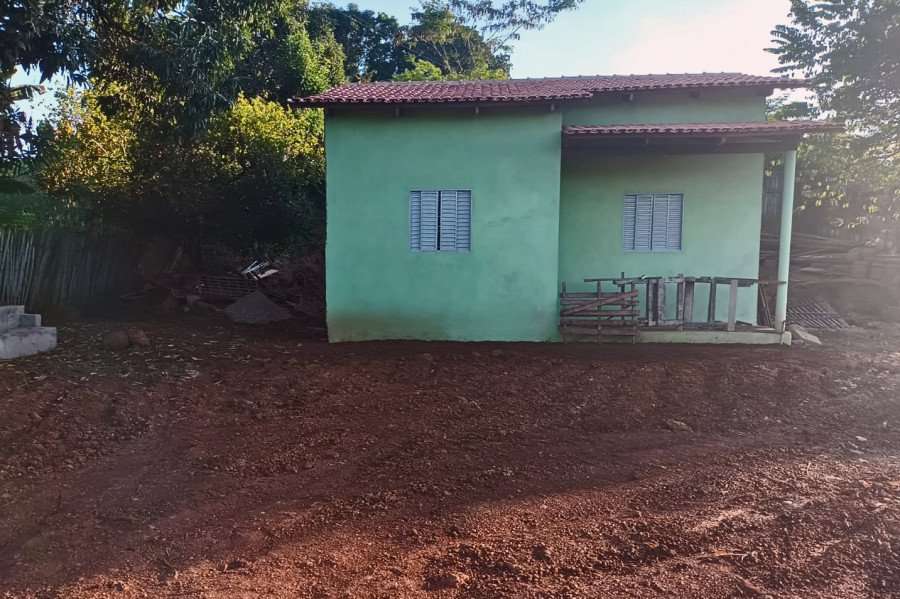 Imagem da casa nova, entregue à família (Foto: Divulgação)
