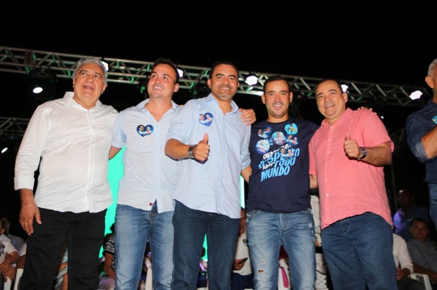 Governador Wanderlei participou do lançamento da campanha à reeleição do deputado federal Vicentinho Jr (Foto: Divulgação)