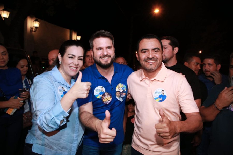 Wanderlei no lançamento do comitê central da campanha de Eduardo Mantoan (Foto: Divulgação)
