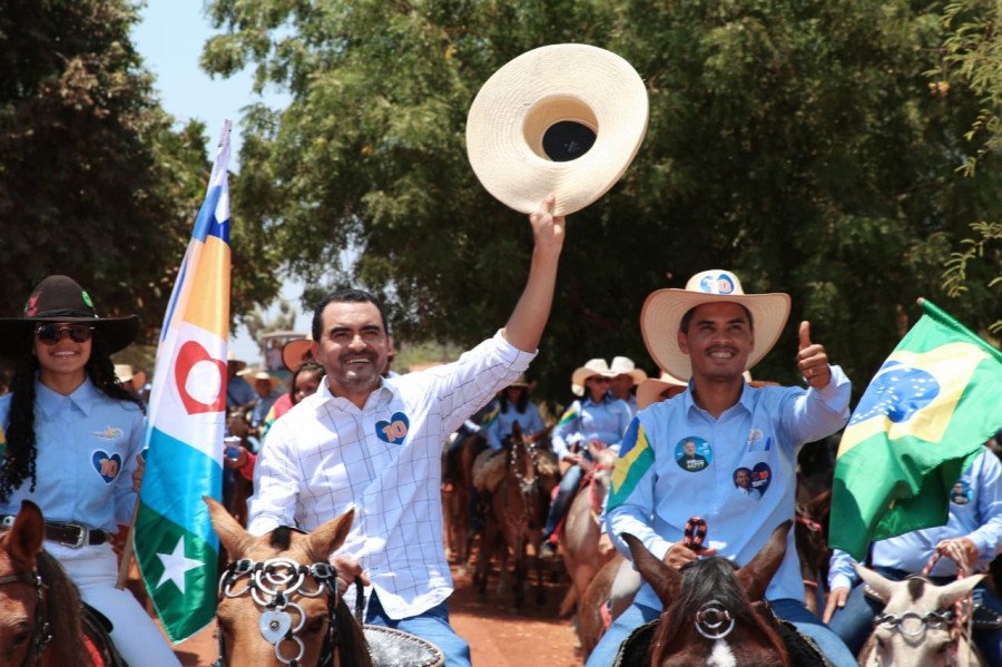 Em Palmeirante, Governador Wanderlei Barbosa participa de grande cavalgada e destaca empenho para obras de recuperação da TO-335