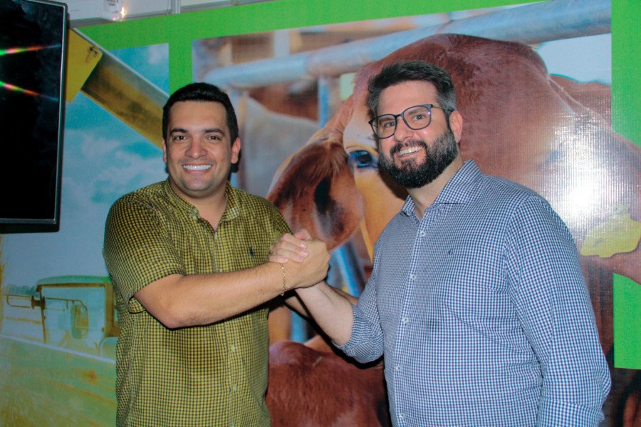 Presidente e vice-presidente da Frente Parlamentar em defesa do Agronegócio do Tocantins (Foto: Mirdad)