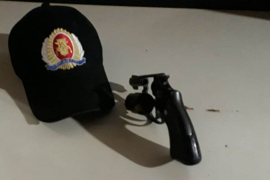 Arma de fogo apreendida pela PM em Colinas