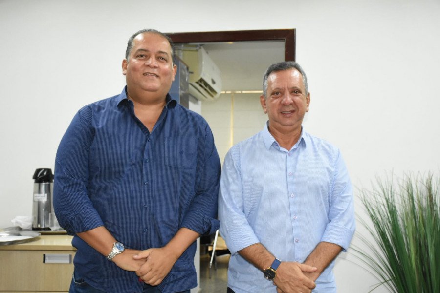 Senador Eduardo Gomes e Antonio Andrade (Foto: Joelma Cristina)