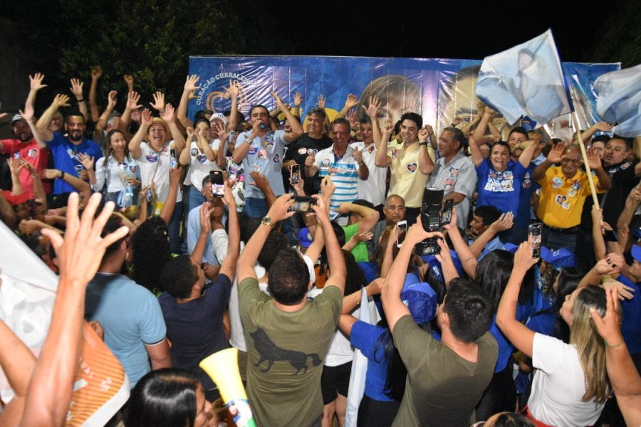 Governador Wanderlei Barbosa participou de Comício que reuniu milhares de pessoas em Lajeado (Foto: Divulgação)