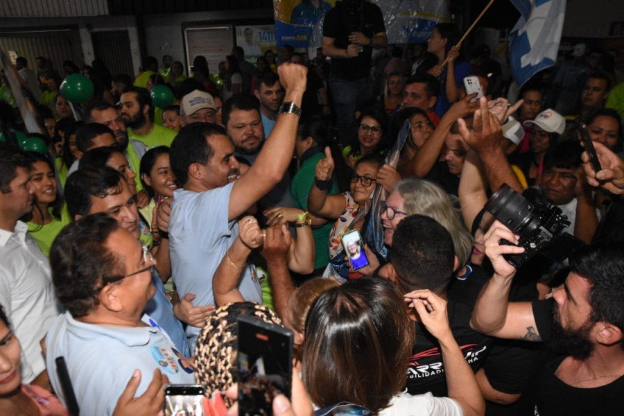 Comício histórico em Gurupi confirma reeleição do governador Wanderlei Barbosa (Foto: Divulgação)