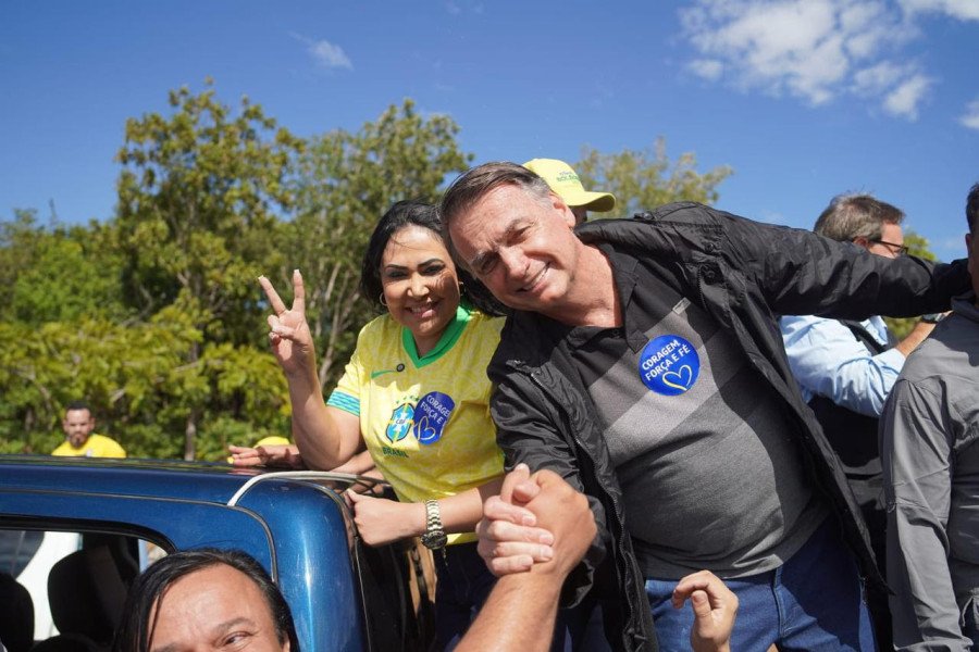 Visita de Bolsonaro reforça pré-campanha de Janad (Foto: Divulgação)