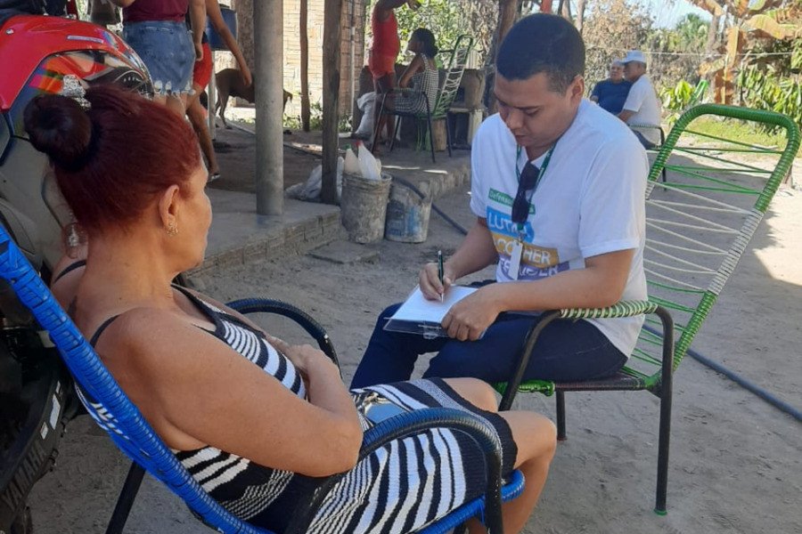 Foram realizados atendimentos jurídicos sociais aos moradores do local (Foto: Divulgação/DPE-TO)