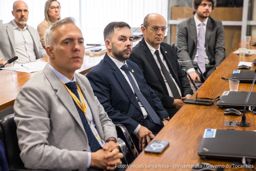 Deputado tocantinense Júlio Oliveira participa de audiência pública sobre Proteção do Clima e Ativos Ambientais (Foto: Vinícius Santa Rosa)