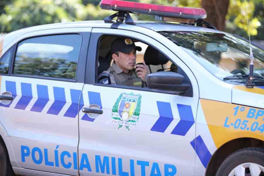 O suspeito preso pela Polícia Militar, estava em uma festa de cavalgada na Praça São Pedro, centro de Ananás (Foto: Divulgação)