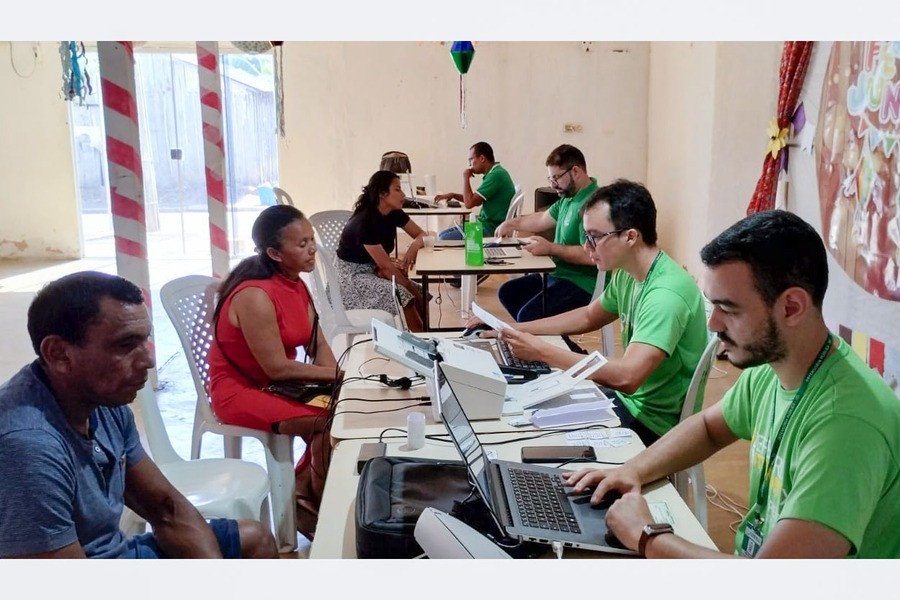 Defensoria Itinerante leva atendimentos para assistidos em Carrasco Bonito (Foto: Ismael Conceição do Vale)