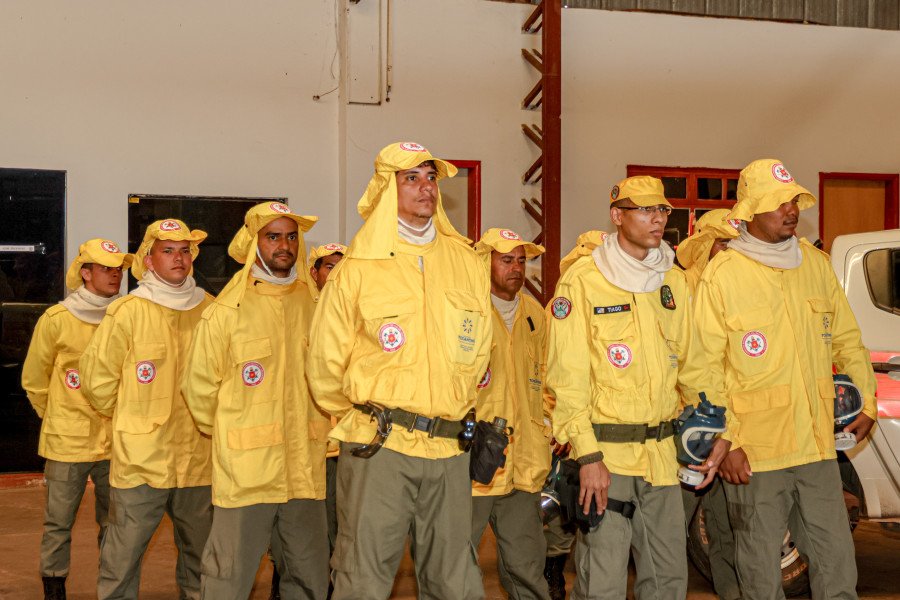 Contratação dos Brigadistas para a operação Tocantins Mais Verde, ocorreu por meio da Semarh, com treinamento pelo CBMTO (Foto: CBMTO)