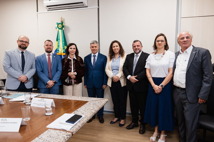 Reunião do Grupo de Trabalho de Diálogo Federativo, que discute a transferência de terras da União ao Tocantins (Foto: Vinícius Santa Rosa)