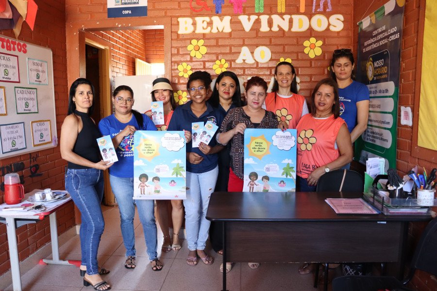 A ação foi coordenada pelas Gerências de Direitos da Criança e Adolescente e Direitos da Primeira Infância da Seciju (Foto: Danielly Duarte)